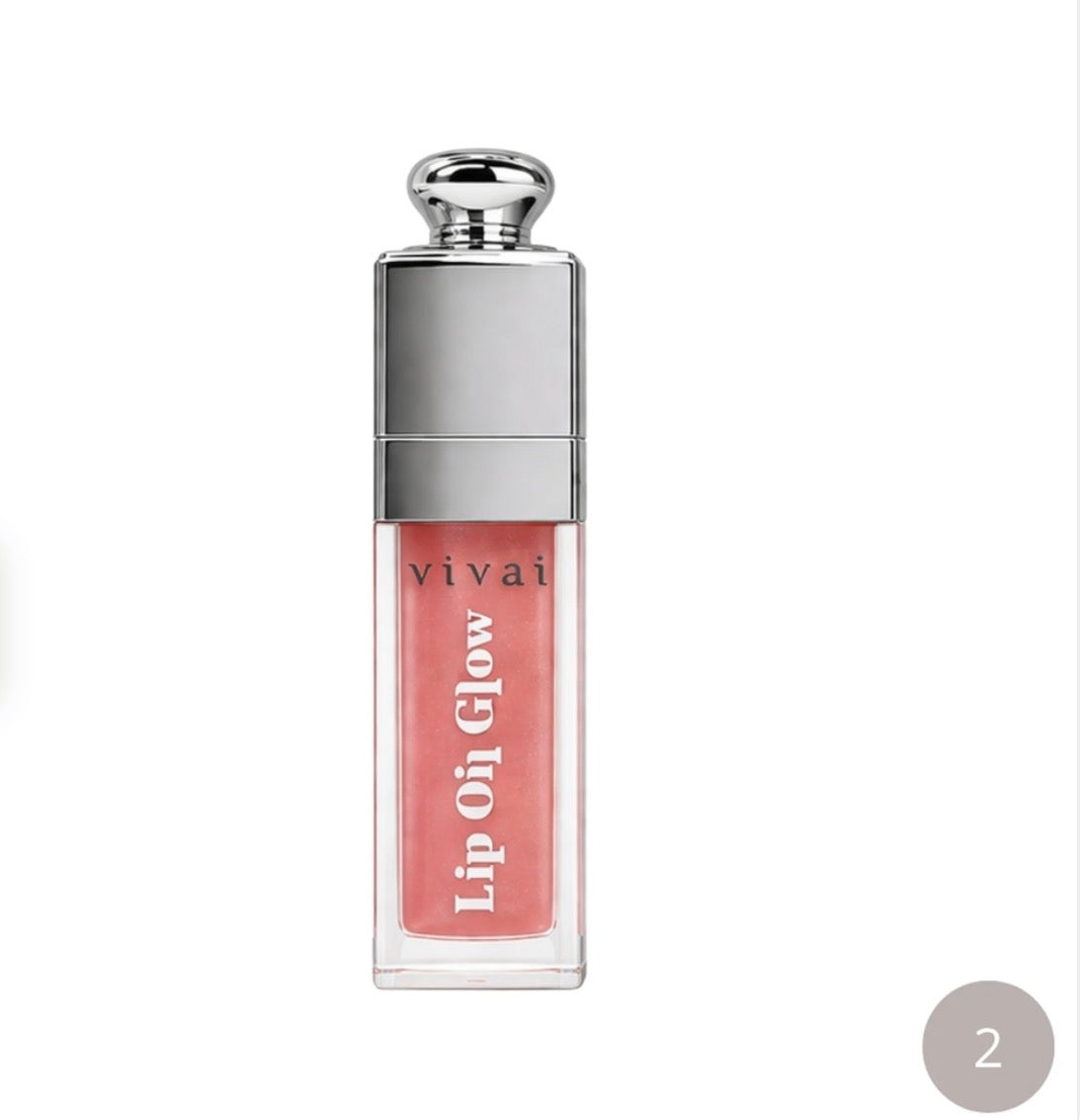 Lip Oil Glow Vivai Cor 02: Efeito Juicy Lips Espelhado & Nutrição Real