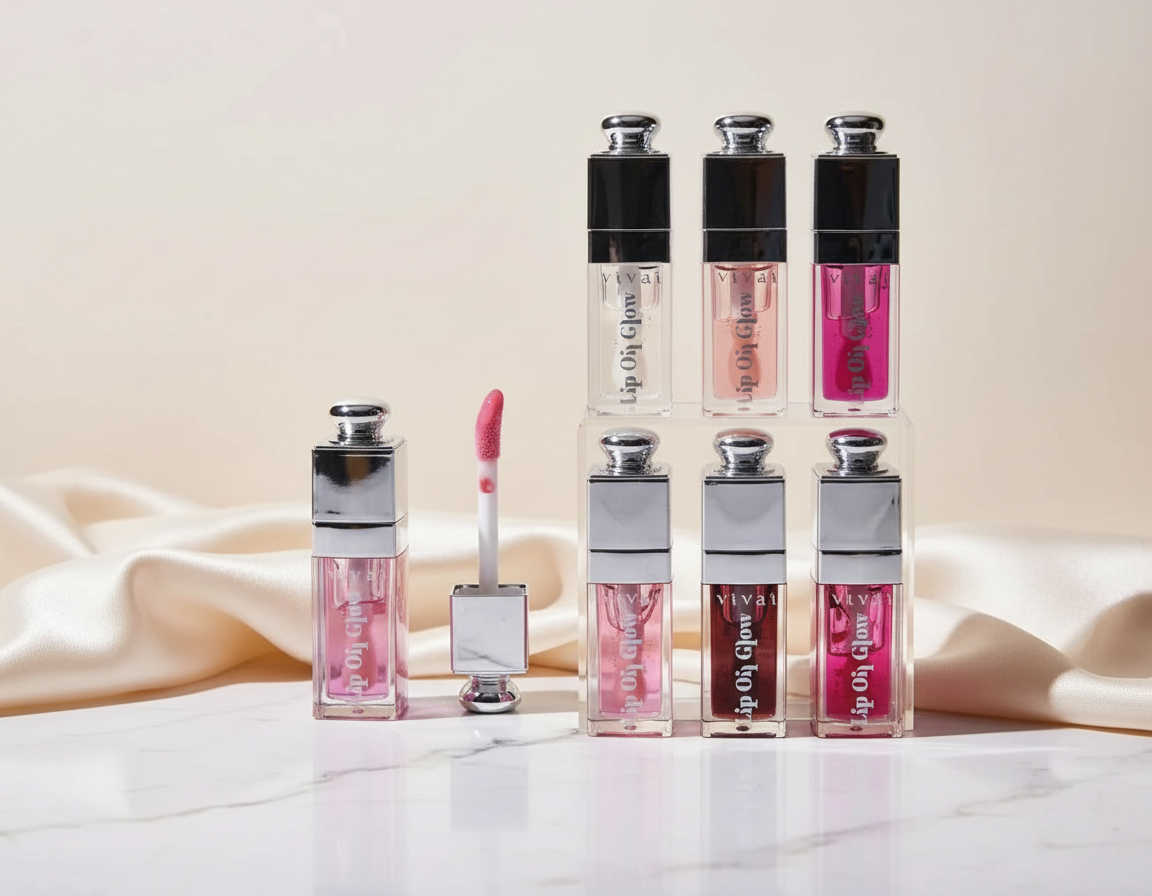Lip Oil Glow Vivai Cor 06: Efeito Sunset Glow Espelhado & Nutrição de Luxo