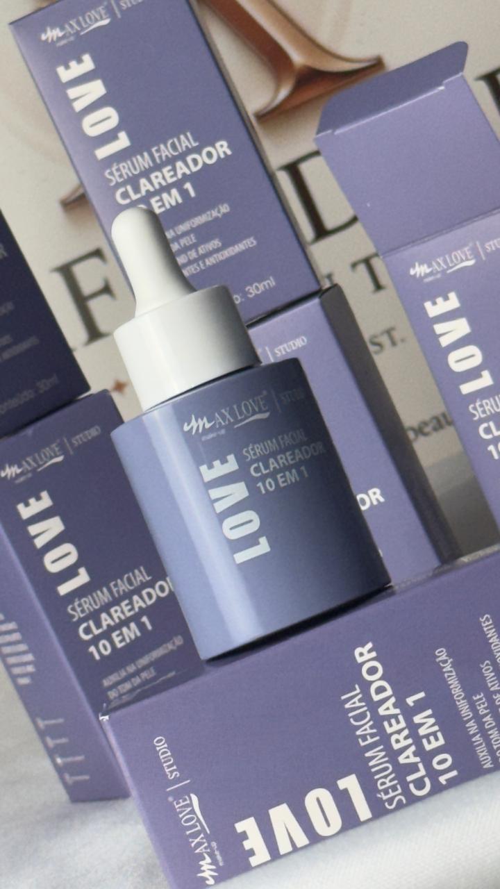 Sérum Facial Clareador 10 em 1 Max Love 30ml - Original