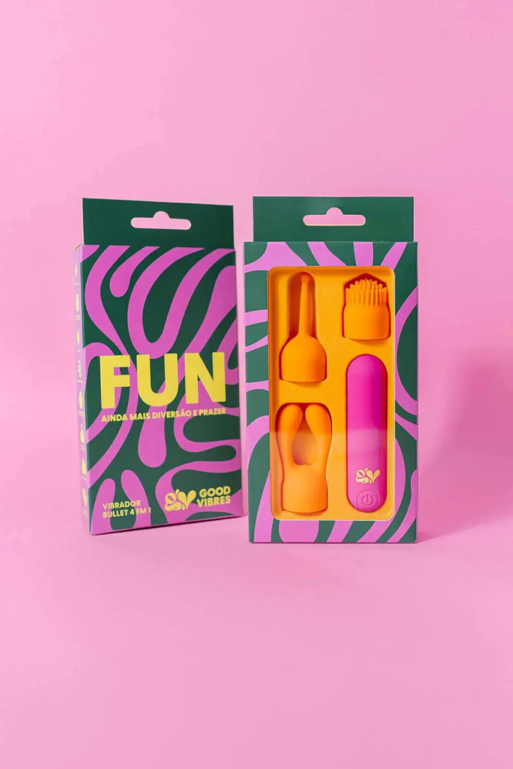 Estimulador Compacto 4 em 1 FUN | Good Vibres - Afrodite Beauty