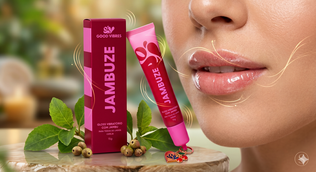 GLOSS VIBRATÓRIO COM JAMBU GOOD VIBRES - Afrodite Beauty