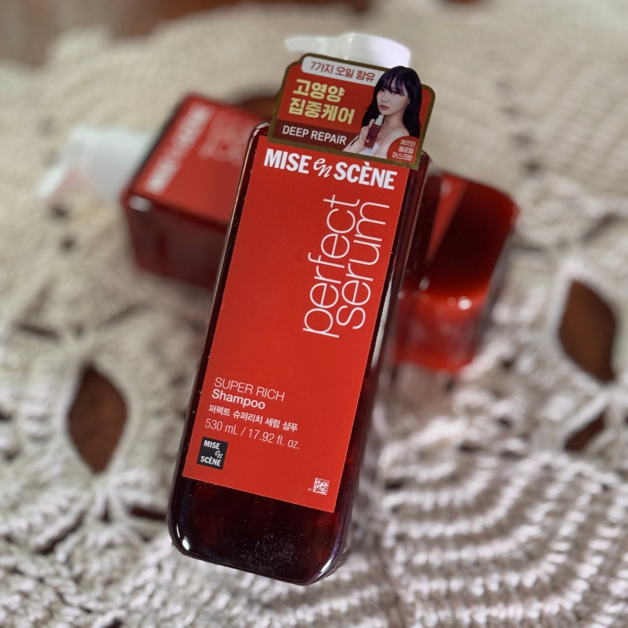 Kit Shampoo + Condicionador Mise En Scène Perfect Serum Super Rich 530ml | Hidratação Intensa - Afrodite Beauty