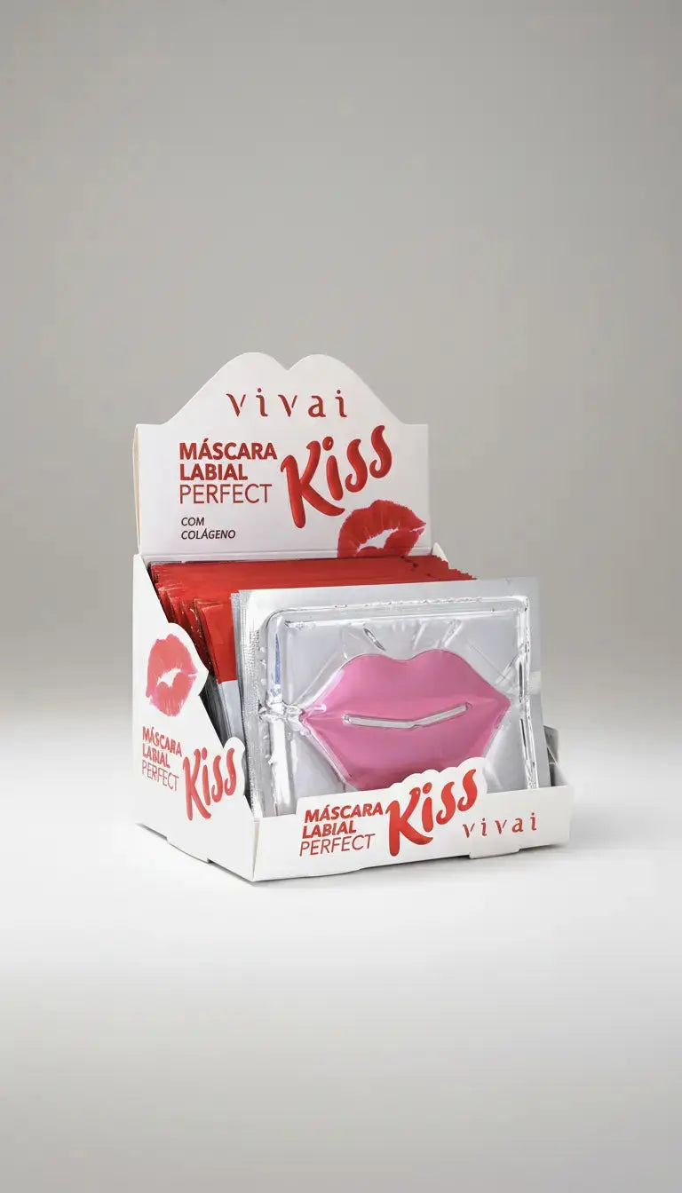 Máscara Labial Perfect Kiss Vivai: Hidratação Intensiva & Regeneração Noturna - Afrodite Beauty