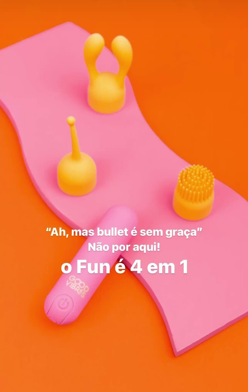 Estimulador Compacto 4 em 1 FUN | Good Vibres