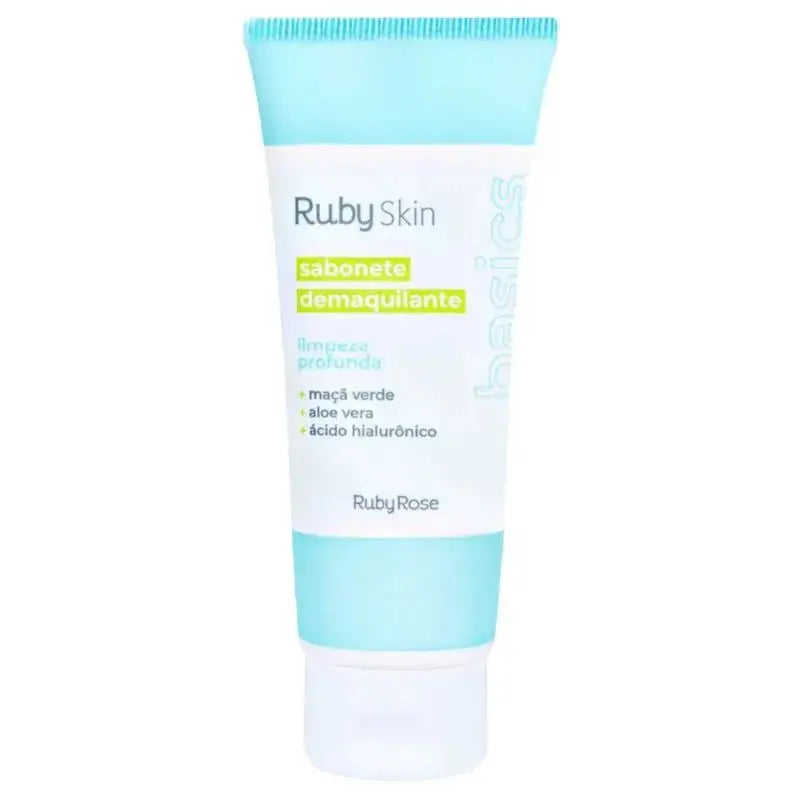 Sabonete Facial Limpeza Profunda Ruby Rose: Controle de Oleosidade e Purificação Cutânea - Afrodite Beauty