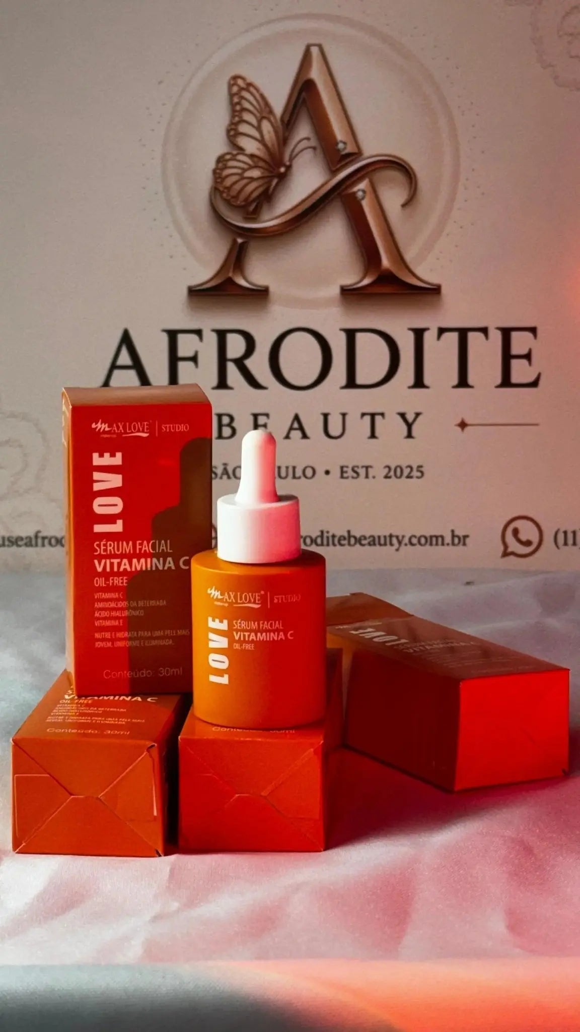 Sérum Facial Max Love Vitamina C (30ml) - Afrodite Beauty