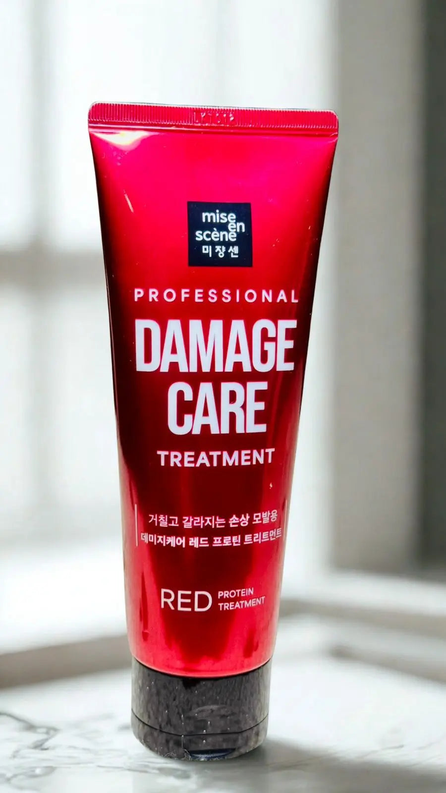 Treatment Mise En Scène Damage Care RED Protein 180ml | Tratamento Intensivo para Cabelos Danificados - Afrodite Beauty